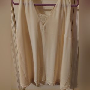 Lane Bryant Cream Blouse